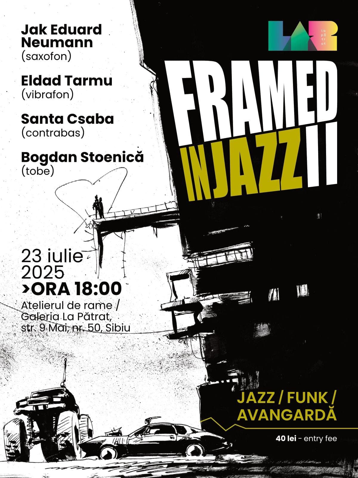 Afiș: In Jazz II — Santa Csaba & Bogdan Stoenică